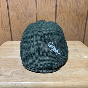Chicago White Sox Newsboy Cabbie Hat Chi-Rish Kick 10 Pro Gear Herringbone Green